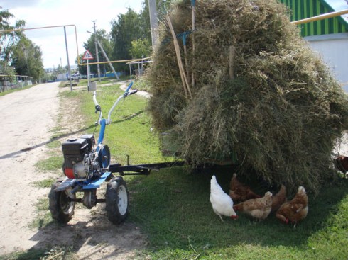 Rotorvator and trailer