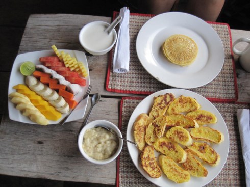 Breakfast at Lazy Beach