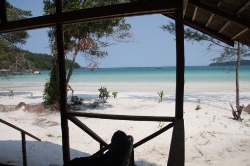 Nice view from our bungalow!