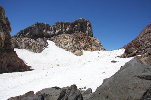 Mt Taranaki crater
